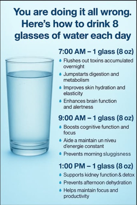 Athlete drinking water